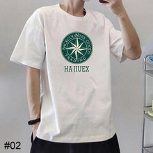 Load image into Gallery viewer, Men's Summer Cotton T-shirt Loose Casual Printed Personalized T-shirt Soft Breathable Short Sleeve Top T-shirt
