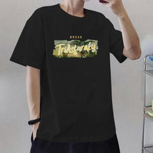 Load image into Gallery viewer, Men's Summer Cotton T-shirt Loose Casual Printed Personalized T-shirt Soft Breathable Short Sleeve Top T-shirt
