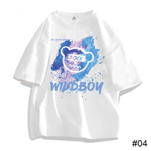 Load image into Gallery viewer, Men's Summer Cotton T-shirt Loose Casual Printed T-shirt Soft Breathable Short Sleeve Top T-shirt
