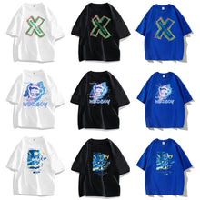 Load image into Gallery viewer, Men's Summer Cotton T-shirt Loose Casual Printed T-shirt Soft Breathable Short Sleeve Top T-shirt
