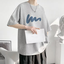 Load image into Gallery viewer, Men's Summer Polyester T-shirt Loose Casual Simple T-shirt Soft Breathable Short Sleeve Top T-shirt
