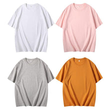 Load image into Gallery viewer, Summer Cotton T-shirt Loose Casual Round Neck T-shirt Soft Comfortable Breathable Short Sleeve Top T-shirt
