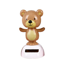 Load image into Gallery viewer, Car Interior Solar Decoration Car Solar Decoration Ornament Cartoon Creative Shaking His Head Cute Owl Grizzly Doll Gift Accessories
