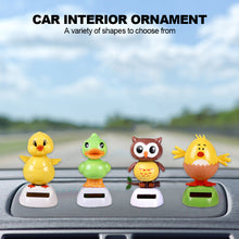 Load image into Gallery viewer, Car Interior Solar Decoration Car Solar Decoration Ornament Cartoon Creative Shaking His Head Cute Owl Grizzly Doll Gift Accessories
