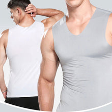 Load image into Gallery viewer, Ice Vest Fitness Bucket Wide Shoulder Running Sports Trackless Quick Drying Men's Vest
