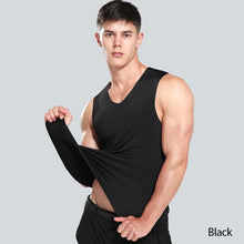 Load image into Gallery viewer, Ice Vest Fitness Bucket Wide Shoulder Running Sports Trackless Quick Drying Men's Vest
