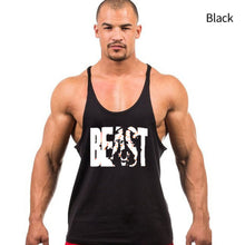 Load image into Gallery viewer, Men's Fitness Tank Top Sports Sweat-absorbing Beast Thin Belt Cotton Men's Tank Top
