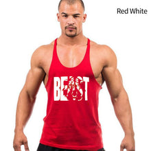 Load image into Gallery viewer, Men's Fitness Tank Top Sports Sweat-absorbing Beast Thin Belt Cotton Men's Tank Top
