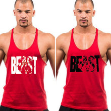 Load image into Gallery viewer, Men's Fitness Tank Top Sports Sweat-absorbing Beast Thin Belt Cotton Men's Tank Top
