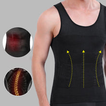 Load image into Gallery viewer, Men's Body Shaping Clothing Fitness and Sports Plastic Waistcoat Sleeveless Breathable Vest
