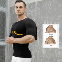 Load image into Gallery viewer, Men's Body Shaping T-shirt Fitness Sports Plastic Sweetheart Tank Top Sleeveless Breathable T-shirt
