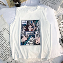 Load image into Gallery viewer, Men's T-shirt Couple Casual Loose Trendy Shoulder Sleeveless T-shirt Fashion Summer T-shirt
