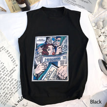 Load image into Gallery viewer, Men's T-shirt Couple Casual Loose Trendy Shoulder Sleeveless T-shirt Fashion Summer T-shirt

