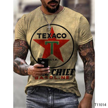 Load image into Gallery viewer, Men's 3D T-shirt Casual Round Neck Men's T-shirt Printing Slim Fit Short Sleeve Pullover Top T-shirt

