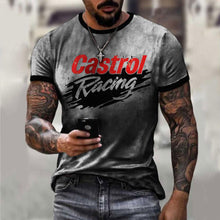 Load image into Gallery viewer, Men's 3D T-shirt Casual Round Neck Men's T-shirt Printing Slim Fit Short Sleeve Pullover Top T-shirt

