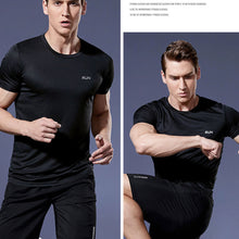Load image into Gallery viewer, Men's Summer Sports T-shirt Ice Silk Loose Quick Drying Fitness Half Sleeve Large Top Casual Cool Breathable Short Sleeve
