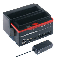 Load image into Gallery viewer, USB3.0 To SATA IDE External 2.5"/3.5" HDD Hard Drive Docking Station Card Reader
