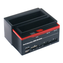 Load image into Gallery viewer, USB3.0 To SATA IDE External 2.5"/3.5" HDD Hard Drive Docking Station Card Reader

