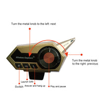Load image into Gallery viewer, BT18 Bluetooth 5.0 Motor Helmet Headset Wireless Handsfree Stereo Earphone Motorcycle Hifi Headphones
