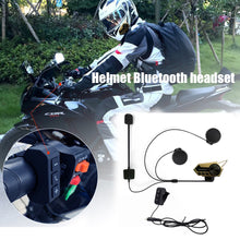 Load image into Gallery viewer, BT18 Bluetooth 5.0 Motor Helmet Headset Wireless Handsfree Stereo Earphone Motorcycle Hifi Headphones
