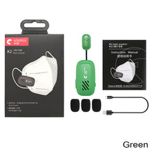 Load image into Gallery viewer, Wireless Lavalier Lapel Mask Microphone Raised Voices Bluetooth Speaker Portable Mini 400mAh 5 Hours Lavalier MIC
