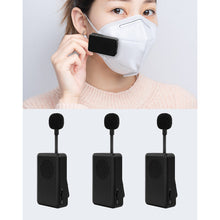Load image into Gallery viewer, Mask Microphone Raised Voices Speaker YANMAI Portable Mini 400mAh 5 Hours Lavalier MIC for Teach Speach Use
