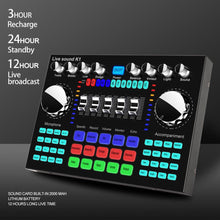 Load image into Gallery viewer, K1 Sound Card Internet Celebrity Live Broadcast Special Sound Equipment Song Mobile Universal Microphone K1 Aud Set Computer
