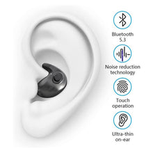 Load image into Gallery viewer, Invisible Sleep Wireless Earphone Bluetooth 5.3 Hidden Earbuds IPX5 Waterproof Noise Cancelling Touch Control Headphones
