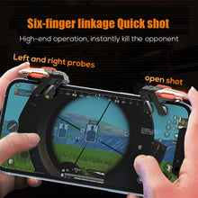 Load image into Gallery viewer, For pubg Phone Gaming Trigger Fire Button Handle Shooter Game Joysticks Gamepad For PUBG Fire Shooting Aim Key L1R1 Controller
