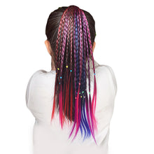 Load image into Gallery viewer, 1Pc Colorful Headband Girls Hair Ring Wigs Twist Braid Rope Rubber Band Hair Accessories Kids Wig
