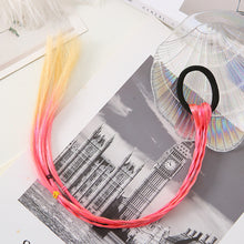 Load image into Gallery viewer, 1Pc Colorful Headband Girls Hair Ring Wigs Twist Braid Rope Rubber Band Hair Accessories Kids Wig
