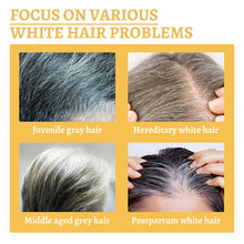Load image into Gallery viewer, Effective Gray White Hair Treatment Serum Liquid Natural Color Repair Anti Loss Hair Care Scalp Nourish Product Men Women 30ml
