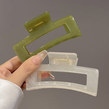 Load image into Gallery viewer, 1Pc Women Simple Vintage Square Large Gripper Geometric Hair Clips Fashion All-match Hair Accessories

