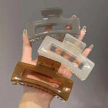 Load image into Gallery viewer, 1Pc Women Simple Vintage Square Large Gripper Geometric Hair Clips Fashion All-match Hair Accessories
