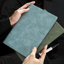 Load image into Gallery viewer, A5 Reusable Whiteboard Notebook Leather Memo Free Whiteboard Pen Erasing Cloth Weekly Planner Portable Stylish Office Notebooks
