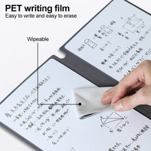 Load image into Gallery viewer, A5 Reusable Whiteboard Notebook Leather Memo Free Whiteboard Pen Erasing Cloth Weekly Planner Portable Stylish Office Notebooks
