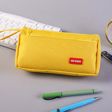 Load image into Gallery viewer, 1Pc Simple Pencil Case Large Capacity Pen Bag Pouch Solid Color Box for Girls Students Cute School Supplies Stationery
