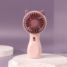 Load image into Gallery viewer, Handheld Mini Fan Portable Night Light Pocket Fan USB Charging Fan 2 Speeds Adujustable Summer Cooling Fan for Home Outdoor
