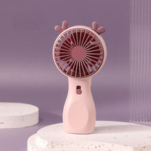 Load image into Gallery viewer, Handheld Mini Fan Portable Night Light Pocket Fan USB Charging Fan 2 Speeds Adujustable Summer Cooling Fan for Home Outdoor
