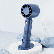 Load image into Gallery viewer, Portable USB Chargeable Mini Fan Handheld Fans with Base Summer Outdoor 3 Speed Adjustable Air Cooling Fan with Phone Holder
