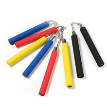 Load image into Gallery viewer, Kid Martial Nunchucks Foam Sponge Stick Rope Practice Training Practice Karate Weapon Toy Stick
