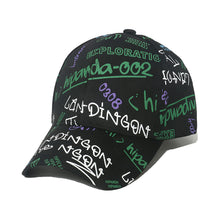 Load image into Gallery viewer, Adjustable Fashion Letter Baseball Cap Graffiti Sun Hip Hop Cap Visor Spring Hat For Women Men Cap
