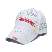 Load image into Gallery viewer, Adjustable Fashion Letter Baseball Cap Graffiti Sun Hip Hop Cap Visor Spring Hat For Women Men Cap
