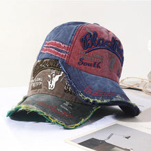 Load image into Gallery viewer, Adjustable Outdoor Fashion Washed Baseball Caps For Men Retro Canvas Women Sunhat Embroidered Letter Sports Cap
