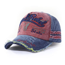 Load image into Gallery viewer, Adjustable Outdoor Fashion Washed Baseball Caps For Men Retro Canvas Women Sunhat Embroidered Letter Sports Cap

