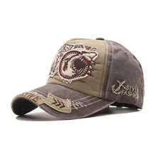 Load image into Gallery viewer, Shark Baseball Cap Embroideredhat Animal Cartoon Cotton Baseballs Female Stretch Hat

