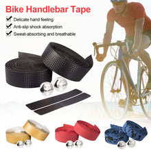 Load image into Gallery viewer, 1 pair Road Bike Handlebar Wrap Handle Bar Damping Carbon Fibre Bicycle Grips Tapes Bike Straps Handle Belt Handlebar Tape
