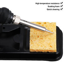 Load image into Gallery viewer, 10pcs Cleaning Sponge Soldering Iron Tip Tin Cleaner Yellow Heat Resistant High Sponge Temperature Resistant Sponge
