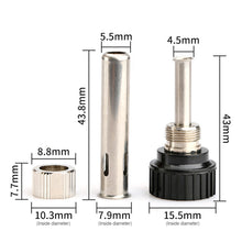 Load image into Gallery viewer, Soldering Station Iron Handle Accessories for 852D 936 937D 898D 907/ESD Iron Head Cannula Iron Tip For Welding Soldering Tools
