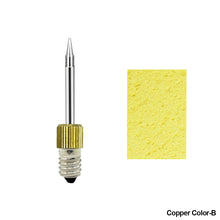 Load image into Gallery viewer, E10 Interface Soldering Iron Tips Cordless Battery Solder Welding Tips USB Electronic Soldering Iron Screw Tips Accessories
